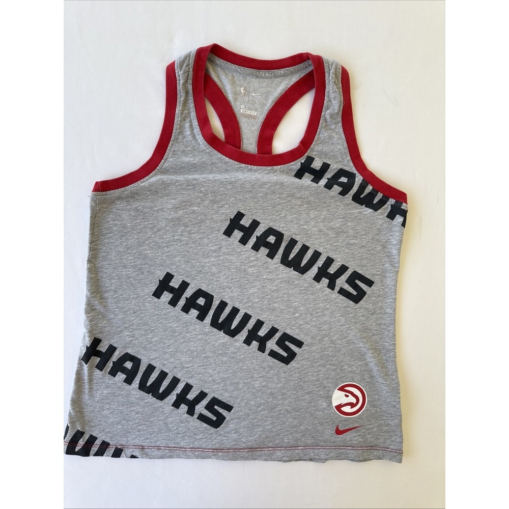 Nike Tee Hawks Grey Tank Top Size Small Dri Fit